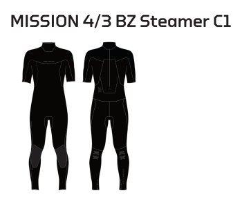 22 Mission Steamer 4/3 BZ C1 Black
