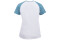 JP Womens T-Shirt white / peacock blue