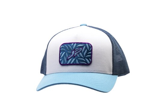 JP Floral Net Cap white/blue