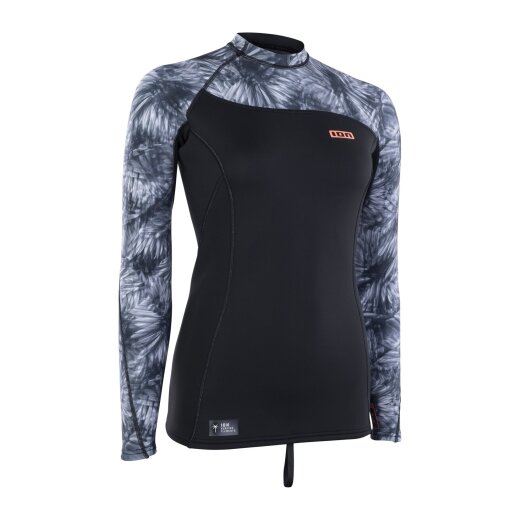 ION-Neo Top 2/2 LS women black-flowers