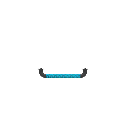 Duotone Wing Part Handle Fusion Rear (1pcs) S (31cm)
