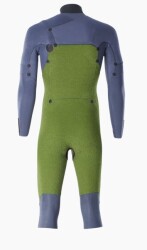 ION-Wetsuit Seek Core 4/3 Overknee LS Front Zip men sage-grey 52/L