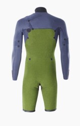 ION-Wetsuit Seek Core 3/2 Shorty LS Front Zip men gold-burst 52/L