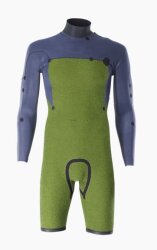 ION-Wetsuit Seek Core 3/2 Shorty LS Front Zip men black