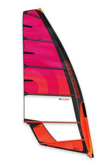 2026 Neil Pryde Segel V8 Flight C3 RUBINE RED/JUICY ORANGE