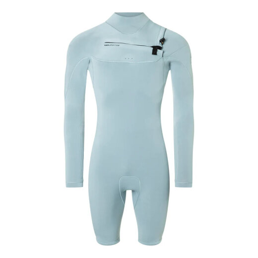 2026 Neil Pryde Wizard 3/2 Shorty L/S GBS FZ light grey-blue