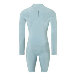 2026 Neil Pryde Wizard 3/2 Shorty L/S GBS FZ light grey-blue
