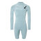 2026 Neil Pryde Wizard 3/2 Shorty L/S GBS FZ light grey-blue